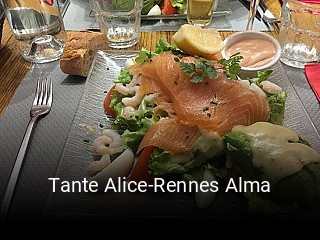 Tante Alice-Rennes Alma heures d'affaires