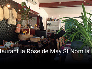 Restaurant la Rose de May St Nom la Breteche ouvert