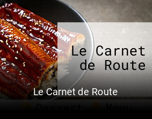 Le Carnet de Route ouvert