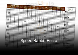 Speed Rabbit Pizza heures d'affaires