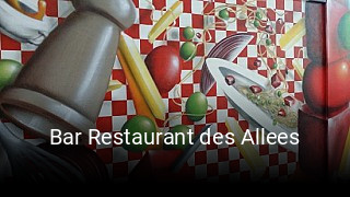 Bar Restaurant des Allees heures d'affaires