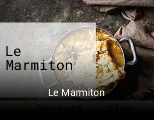 Le Marmiton plan d'ouverture