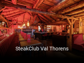 SteakClub Val Thorens heures d'affaires