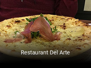 Restaurant Del Arte plan d'ouverture