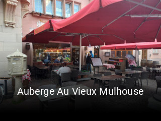 Auberge Au Vieux Mulhouse heures d'ouverture