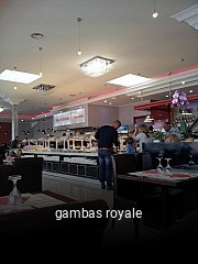 gambas royale ouvert