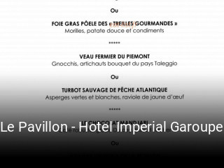 Le Pavillon - Hotel Imperial Garoupe ouvert