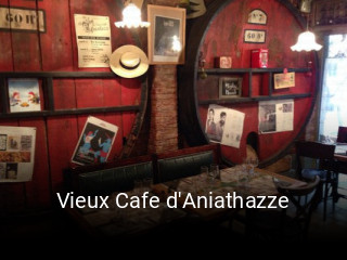 Vieux Cafe d'Aniathazze plan d'ouverture