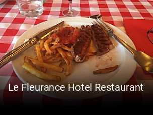 Le Fleurance Hotel Restaurant ouvert