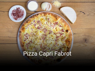 Pizza Capri Fabrot heures d'ouverture