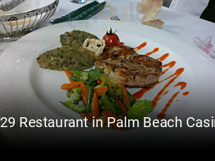 1929 Restaurant in Palm Beach Casino plan d'ouverture