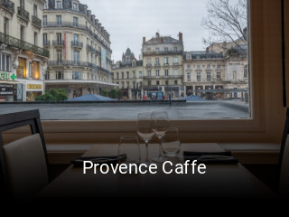 Provence Caffe plan d'ouverture