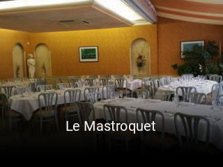 Le Mastroquet plan d'ouverture