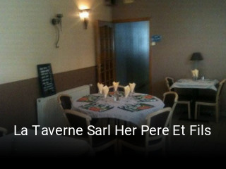 La Taverne Sarl Her Pere Et Fils heures d'ouverture