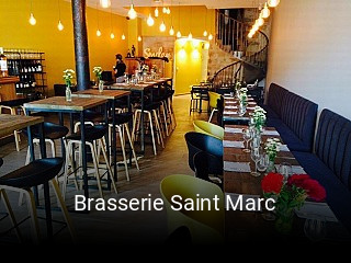 Brasserie Saint Marc plan d'ouverture