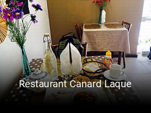 Restaurant Canard Laque ouvert