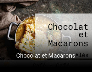 Chocolat et Macarons plan d'ouverture