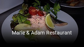 Marie & Adam Restaurant plan d'ouverture