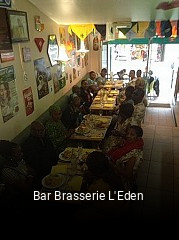 Bar Brasserie L'Eden plan d'ouverture