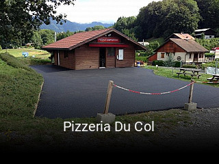 Pizzeria Du Col plan d'ouverture