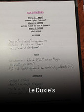 Le Duxie's heures d'affaires