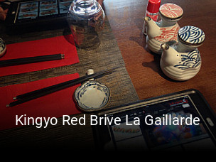 Kingyo Red Brive La Gaillarde ouvert