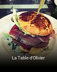 La Table d'Olivier ouvert