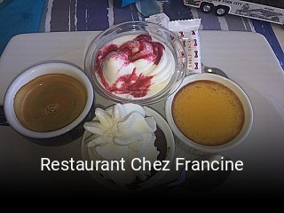 Restaurant Chez Francine heures d'ouverture