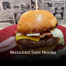 Restaurant Saint Nicolas plan d'ouverture