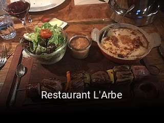 Restaurant L'Arbe ouvert