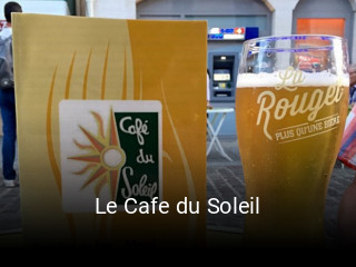 Le Cafe du Soleil ouvert