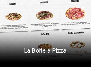 La Boite a Pizza plan d'ouverture