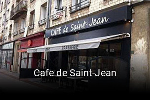 Cafe de Saint-Jean heures d'affaires