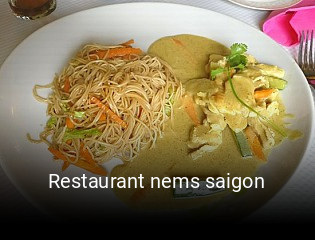 Restaurant nems saigon ouvert