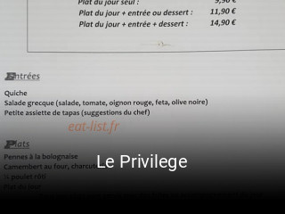 Le Privilege ouvert