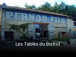 Les Tables du Bistrot heures d'affaires