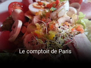 Le comptoir de Paris ouvert