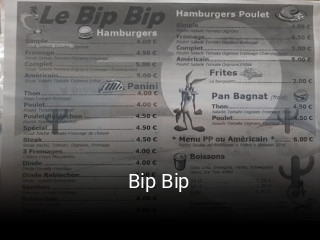 Bip Bip plan d'ouverture