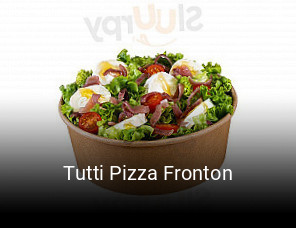 Tutti Pizza Fronton plan d'ouverture