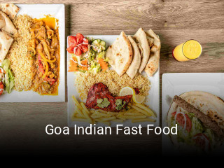 Goa Indian Fast Food plan d'ouverture