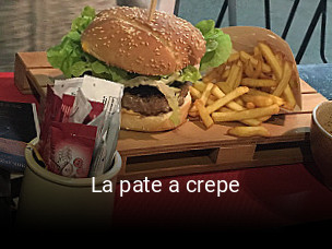 La pate a crepe ouvert