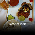 Taste of India heures d'affaires