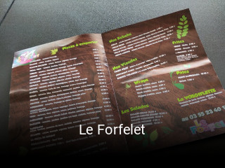 Le Forfelet ouvert