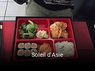 Soleil d'Asie ouvert