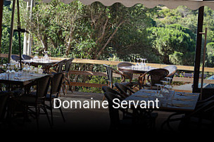 Domaine Servant plan d'ouverture