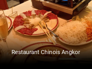 Restaurant Chinois Angkor heures d'ouverture