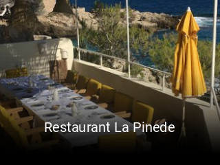 Restaurant La Pinede plan d'ouverture