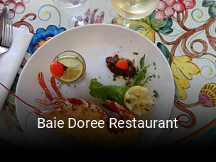 Baie Doree Restaurant plan d'ouverture