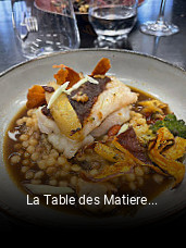 La Table des Matieres plan d'ouverture