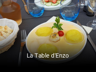 La Table d'Enzo ouvert